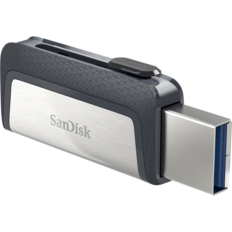 SanDisk Ultra Dual Drive USB Type-C unità flash USB 32 GB USB Type-A / USB Type-C 3.2 Gen 1 (3.1 Gen 1) Nero, Argento