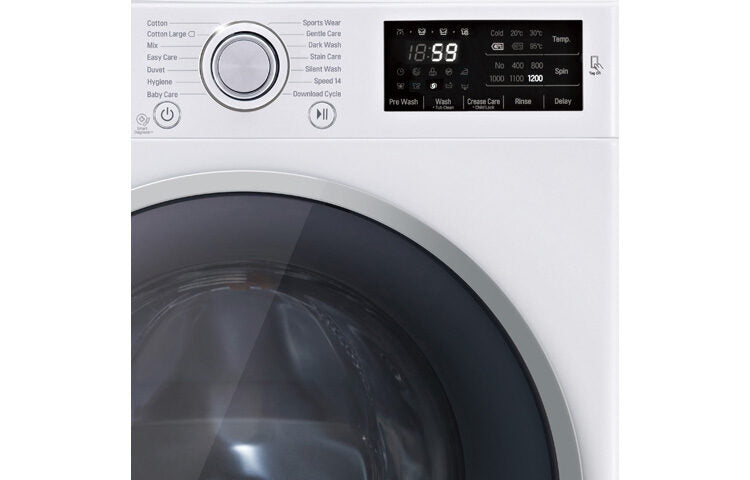 LG FH2U2HDN1 lavatrice Caricamento frontale 7 kg 1200 Giri/min Bianco