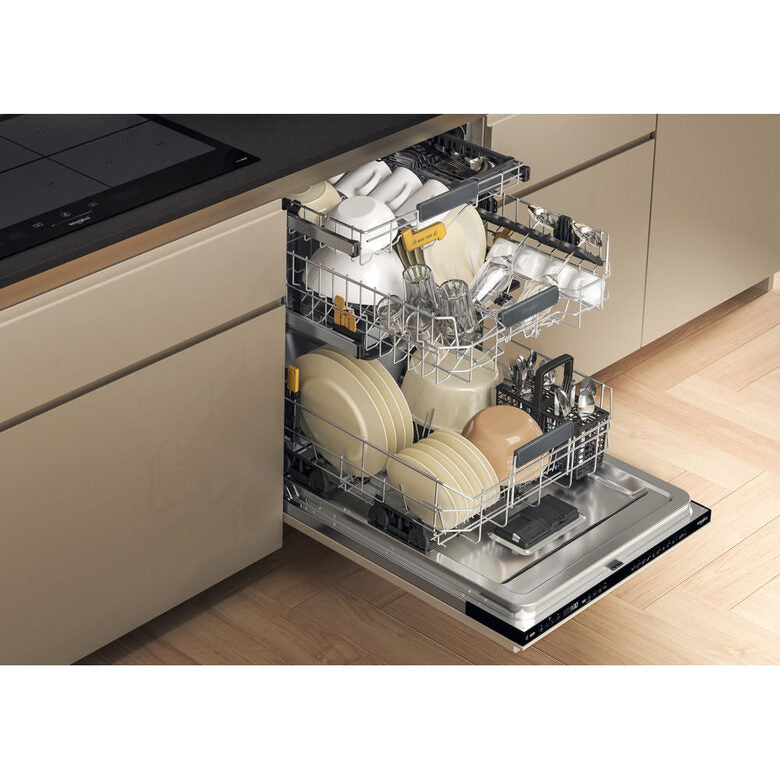 Whirlpool Lavastoviglie Maxispace BI 60 cm, classe B, 15 coperti, terzo cesto Space Clean