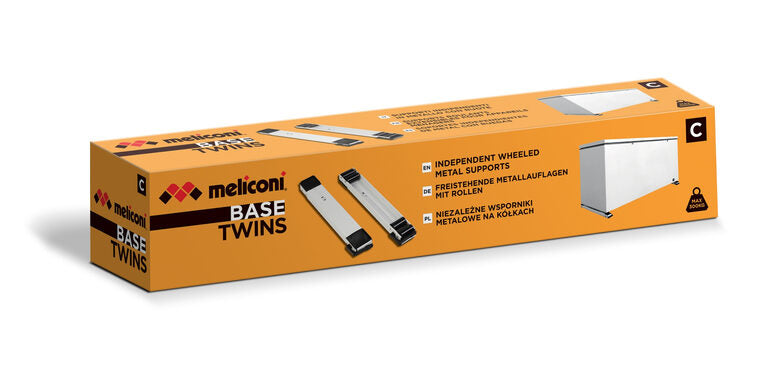 Meliconi Base Twins Nero, Bianco