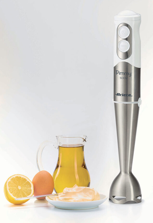 Ariete Pimmy 0,5 L Frullatore ad immersione 500 W Acciaio inossidabile, Bianco