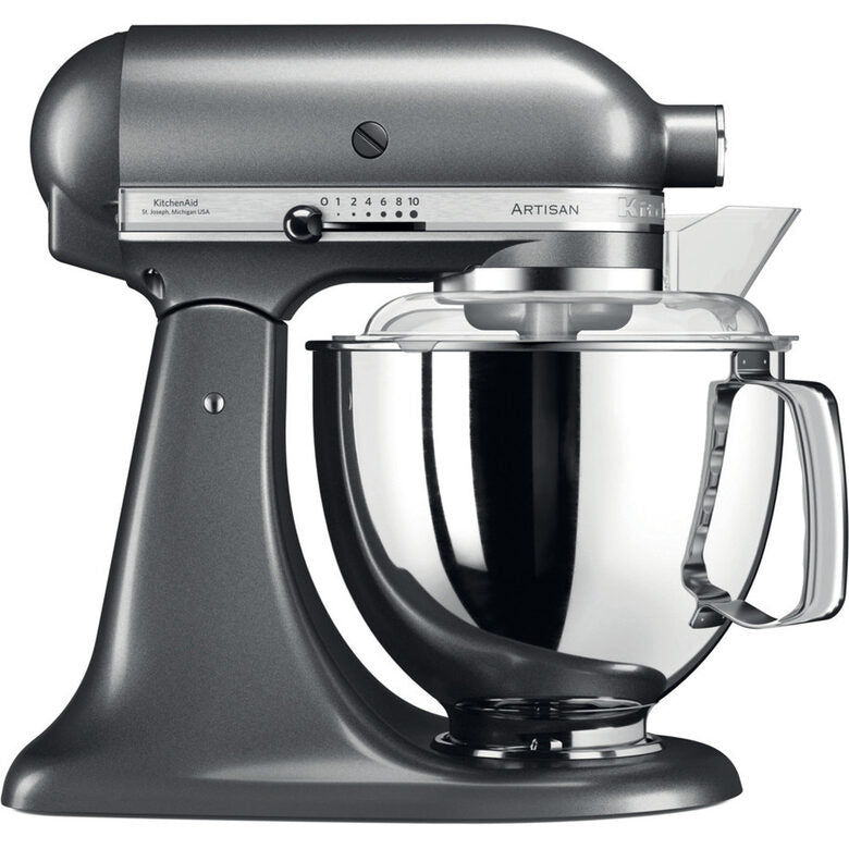 KitchenAid Artisan 5KSM175PSEMS impastatrice planetaria con testa reclinabile 300 W 4,8 L Argento