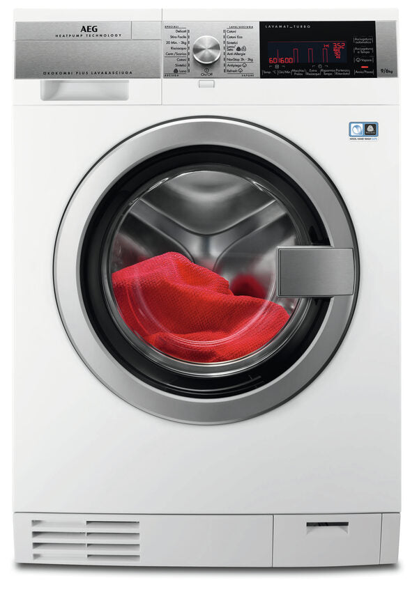 AEG L 99697 HWD lavasciuga Libera installazione Caricamento frontale Bianco