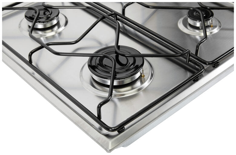 Indesit PAA 642 IX/I Acciaio inossidabile Da incasso 58 cm Gas 4 Fornello(i)