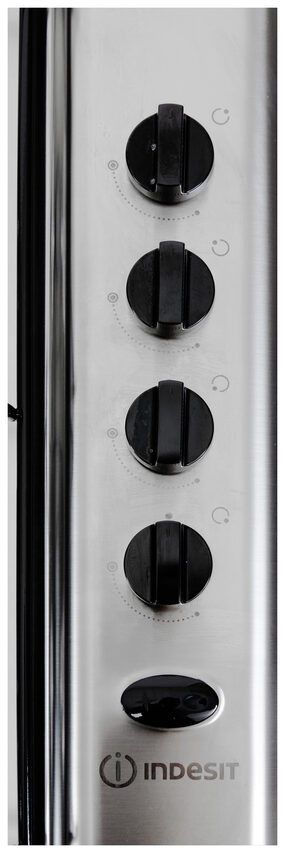 Indesit PAA 642 IX/I Acciaio inossidabile Da incasso 58 cm Gas 4 Fornello(i)