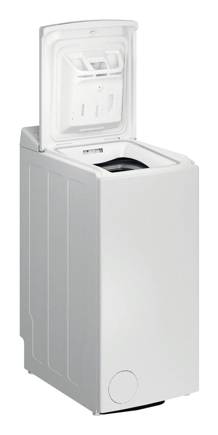 Hotpoint Ariston WMTG725BIT Lavatrice A Carica Dall'alto Libera Installazione 7 Kg, 1200 Giri, Antimacchia, Classe B, Bianco
