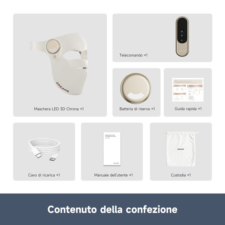 Dreame Chrona dispositivo per la cura della pelle Terapia della luce cutanea Crema