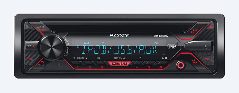 Sony CDX-G3200UV Nero 220 W