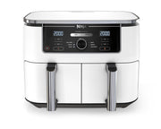 Ninja AF400EU Doppia 9,5 L Indipendente 2470 W Friggitrice ad aria calda Bianco
