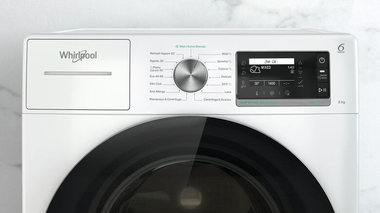 Whirlpool W7X 89 SILENCE IT lavatrice Caricamento frontale 8 kg 1400 Giri/min Bianco