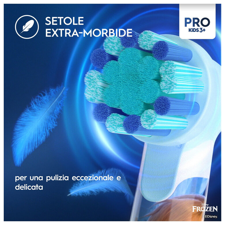 Oral-B Vitality Pro Frozen Bambino Spazzolino rotante-oscillante Nero, Grigio