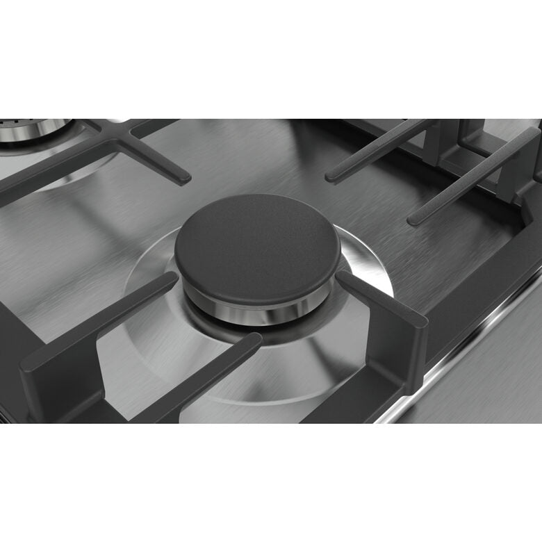 Bosch Serie 6 PCT9A5B90 piano cottura Acciaio inossidabile Da incasso Gas 6 Fornello(i)