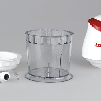 Girmi TR01 tritaverdure elettrico 0,5 L 350 W Rosso, Trasparente, Bianco