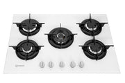 Indesit PR 752 W/I(WH) piano cottura Bianco Da incasso 75 cm Gas 5 Fornello(i)
