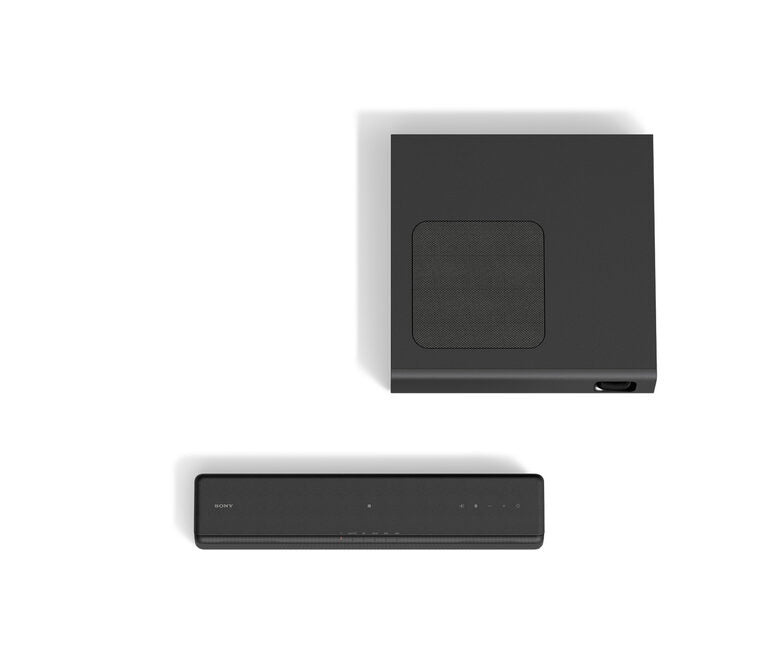 Sony HTMT301 Soundbar compatta a 2.1 canali, 100W, Subwoofer Slim Wireless, Nero