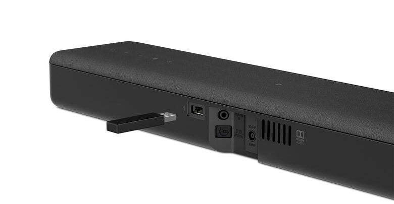 Sony HTMT301 Soundbar compatta a 2.1 canali, 100W, Subwoofer Slim Wireless, Nero