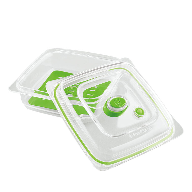 FoodSaver FFC003X recipiente per cibo Quadrato Scatola 0,7 L Verde, Trasparente 1 pz