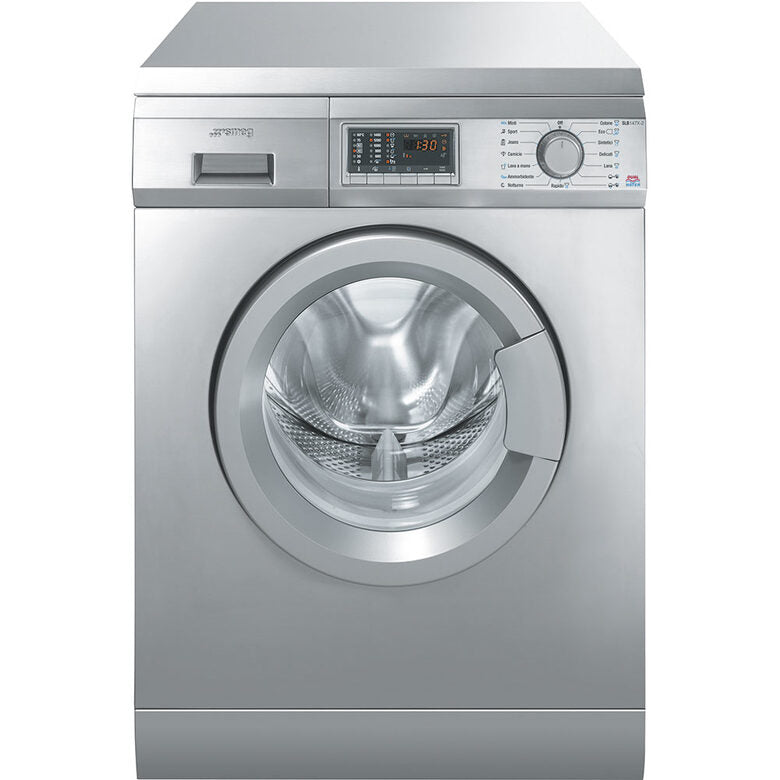 Smeg SLB147X-2 lavatrice Caricamento frontale 7 kg 1400 Giri/min Acciaio inossidabile