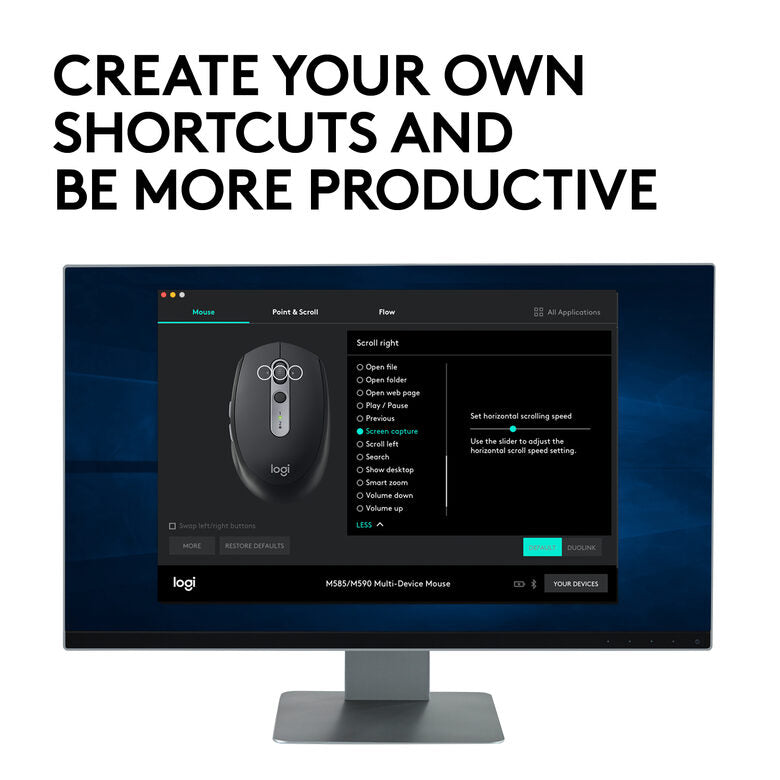 Logitech M590 mouse Mano destra Wireless a RF + Bluetooth Ottico 1000 DPI