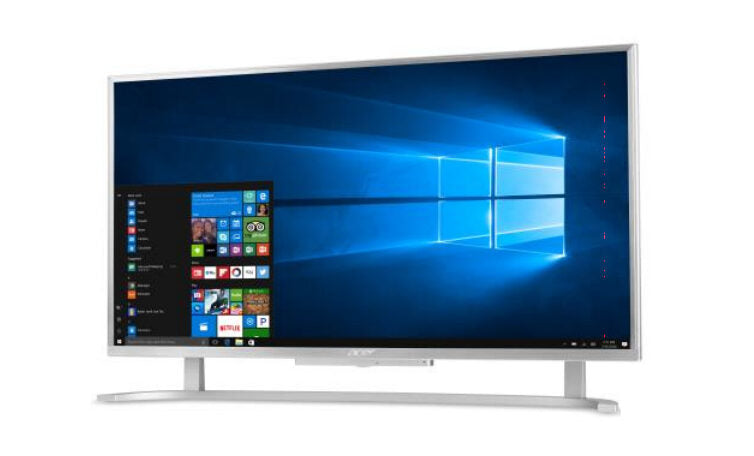 Acer Aspire AC24-760 60,5 cm (23.8") 1920 x 1080 Pixel Intel® Core™ i3 della sesta generazione 4 GB DDR4-SDRAM 500 GB HDD PC All-in-one Windows 10 Home Argento