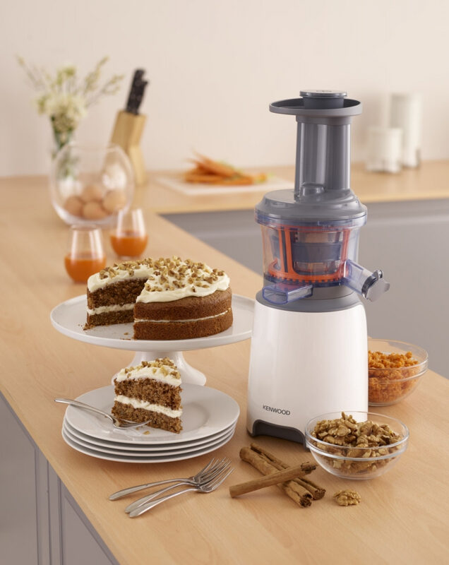 Kenwood PureJuice JMP600WH Estrattore di succo 150 W Grigio, Traslucido, Bianco