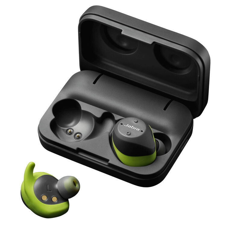 Jabra Elite Sport Cuffie Auricolari Senza filo, Grigio/Verde, Wireless