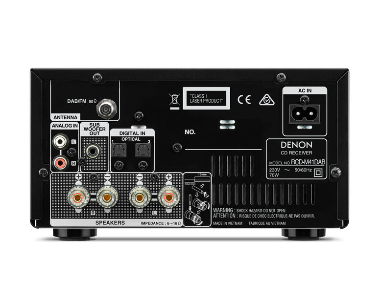 Denon D-M41DAB Nero