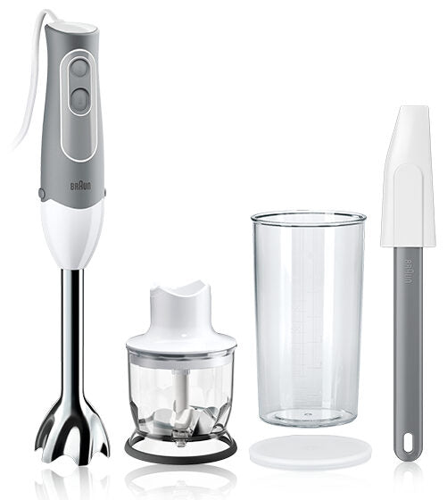 Braun MultiQuick 5 MQ 523 Baby 0,6 L Frullatore ad immersione 600 W Grigio, Bianco