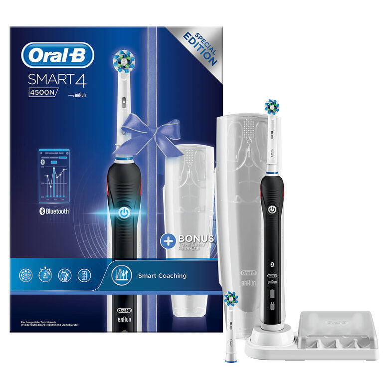 Oral-B Smart 4 4500N CrossAction Adulto Spazzolino rotante-oscillante Bianco