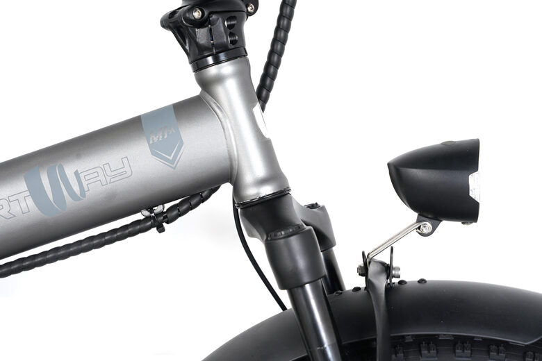 EMG M1X 48V Matt Titanium E-Bike Fat Bike Pieghevole 20" 48V 10,4Ah Titanio Opaco