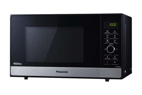 Panasonic NN-GD38HSSUG forno a microonde Superficie piana Microonde con grill 23 L 1000 W Nero, Acciaio spazzolato