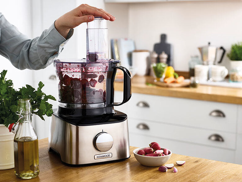 Kenwood FDM301SS robot da cucina 800 W 2,1 L Nero, Acciaio inossidabile Bilance incorporate