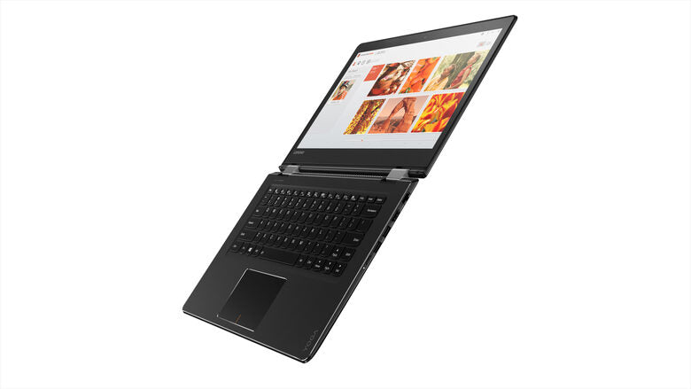 Lenovo Yoga 510 Ibrido (2 in 1) 35,6 cm (14") Touch screen HD 7th Generation AMD A9-Series APUs 4 GB DDR4-SDRAM 1000 GB HDD Wi-Fi 5 (802.11ac) Windows 10 Home Nero