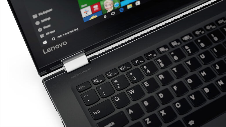Lenovo Yoga 510 Ibrido (2 in 1) 35,6 cm (14") Touch screen HD 7th Generation AMD A9-Series APUs 4 GB DDR4-SDRAM 1000 GB HDD Wi-Fi 5 (802.11ac) Windows 10 Home Nero