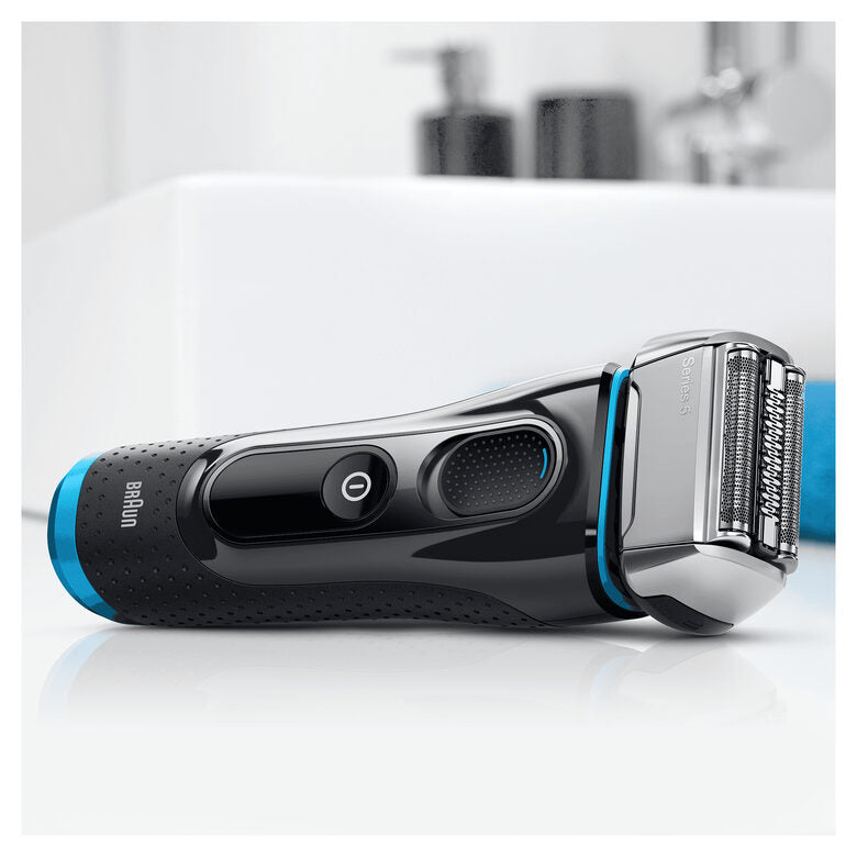 Braun Series 5 5190cc Rasoio Elettrico Barba A Lamina Wet&Dry Con Sistema Clean&Charge