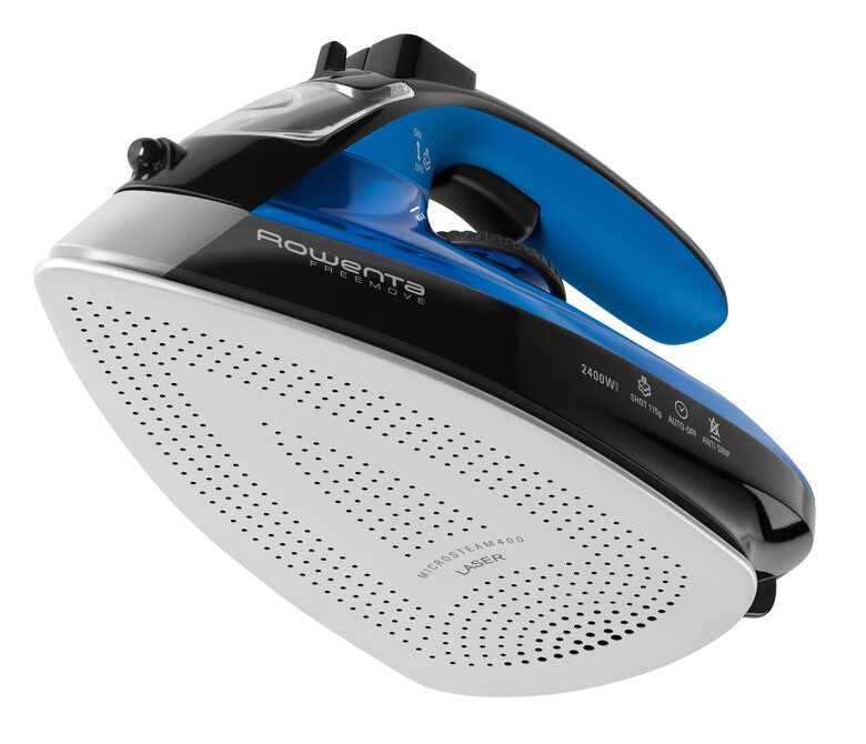 Rowenta DE5010 Freemove Ferro da Stiro a Vapore Senza Filo, 2400W, Quantità di vapore variabile 120 g/min, Nero/Blu