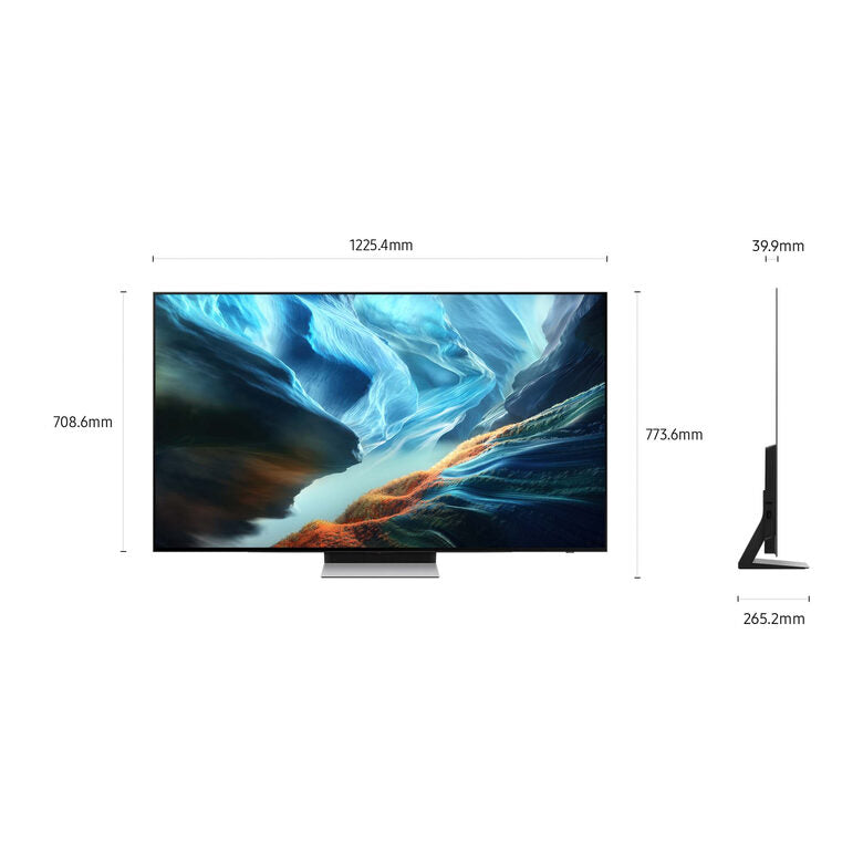 Samsung OLED AI TV 55" QE55S90HAEXZT 4K, Processore NQ4 AI Gen3, 4K AI Upscaling Pro, Glare Free, OLED HDR+, Motion Xcelerator 165Hz, Dolby Atmos & OTS Lite, Laser Slim Design, Vision AI Sma
