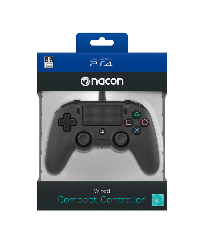NACON PS4OFCPADBLACK periferica di gioco Nero Gamepad Analogico/Digitale PlayStation 4