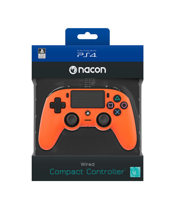 NACON PS4OFCPADORANGE periferica di gioco Arancione Gamepad Analogico/Digitale PlayStation 4