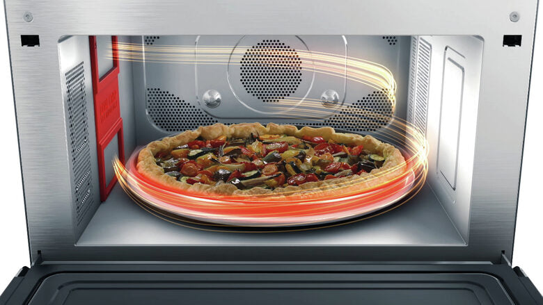Whirlpool MWP 3391 SX Superficie piana Microonde combinato 33 L 1000 W Nero, Acciaio inossidabile