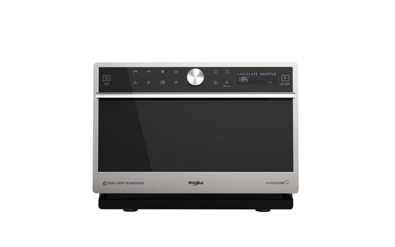 Whirlpool MWP 3391 SX Superficie piana Microonde combinato 33 L 1000 W Nero, Acciaio inossidabile