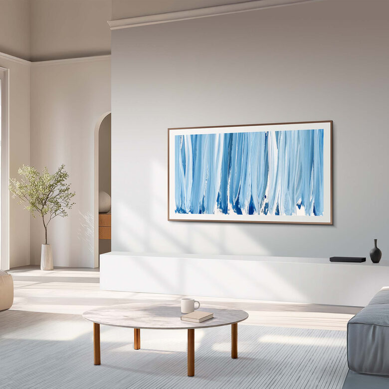 Samsung The Frame Pro AI TV 65" QE65LS03HWUXZT 4K, Processore NQ4 AI Gen3, 4K AI Upscaling, Art Mode, Glare Free, Neo Quantum HDR, Dolby Atmos & OTS, Modern Frame Design, Vision AI Smart TV,