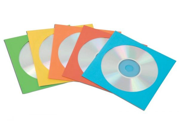 Fellowes 9068901 custodia CD/DVD Custodia a tasca 1 dischi Multicolore
