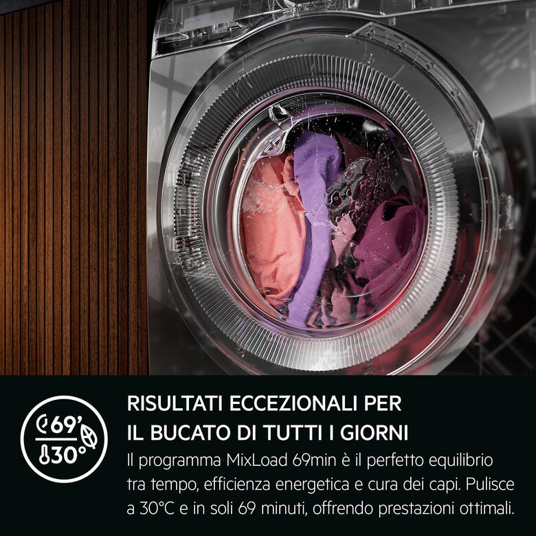AEG Series 7000 LAVATRICE CARICA FRONTALE 10 KG CLASSE A-40% 1400 GIRI XLR7FBGH10V4 MADE IN ITALY
