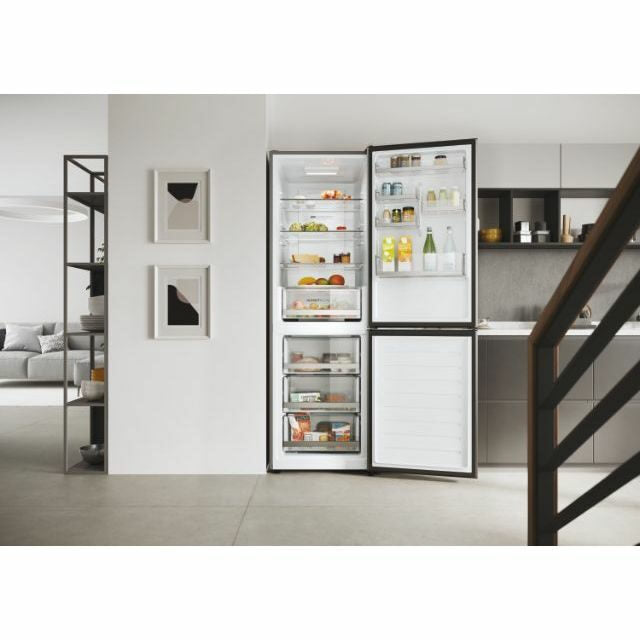 Haier 2D 60 Serie 1 HDW1618DNPK frigorifero con congelatore Libera installazione 341 L D Argento