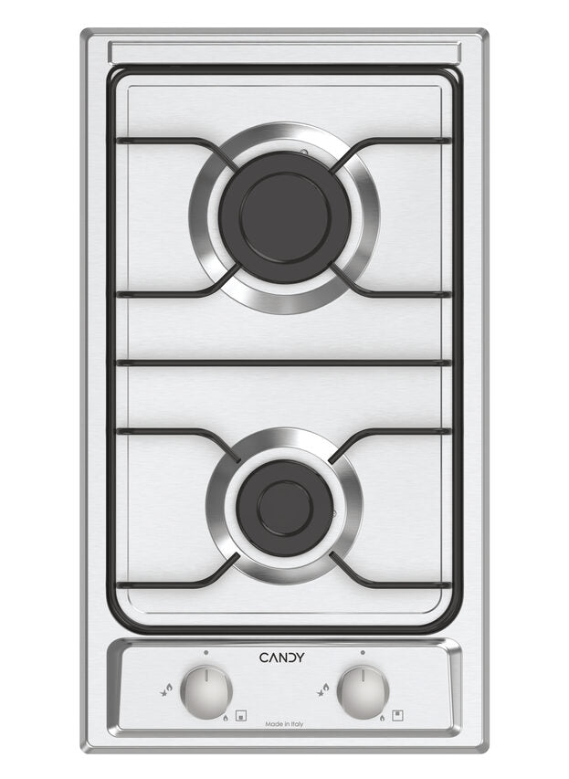 Candy Idea CHW23X Acciaio inox Da incasso 28.8 cm Gas 2 Fornello(i)