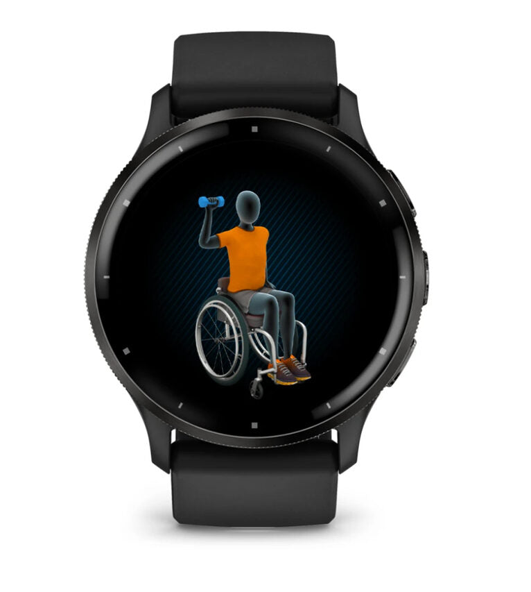 Garmin Venu 3 3,56 cm (1.4") AMOLED 45 mm Digitale 454 x 454 Pixel Touch screen Nero Wi-Fi GPS (satellitare)