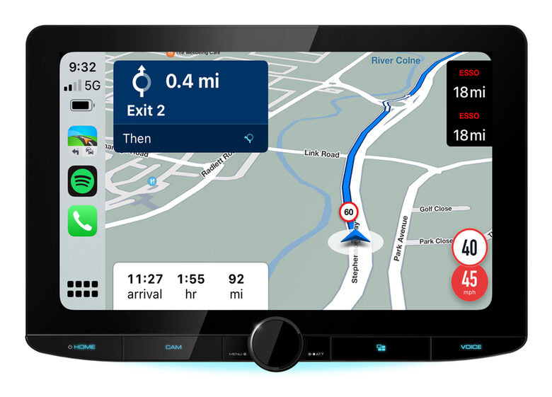 Kenwood DMX9724XDS Nero Wi-Fi 88 W Bluetooth