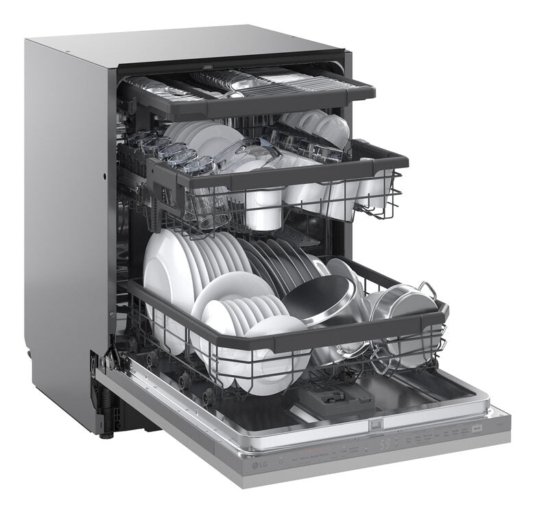 LG QuadWash DB375TXSW Lavastoviglie a scomparsa totale Classe A 14 coperti Vapore Wi-Fi