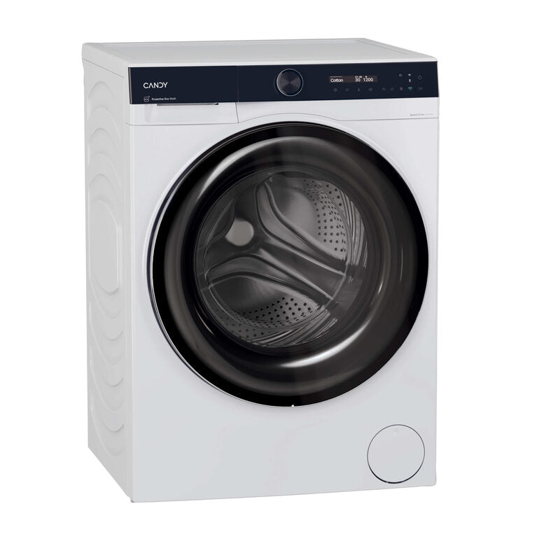 Candy BWS 4128B8-S Lavasciuga A Libera Installazione 12 Kg, 1400 Giri, ProWash&Dry, Proactive Ecowash, Candy Clean Shields, Soft Drum, Classe D, Bianco